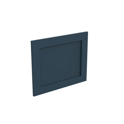 Kitchen Kit Appliance Door 490mm Shaker - Ultra Matt Indigo Blue