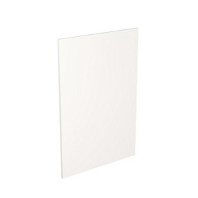 Kitchen Kit Base End Panel 600mm Slab - Super Gloss White