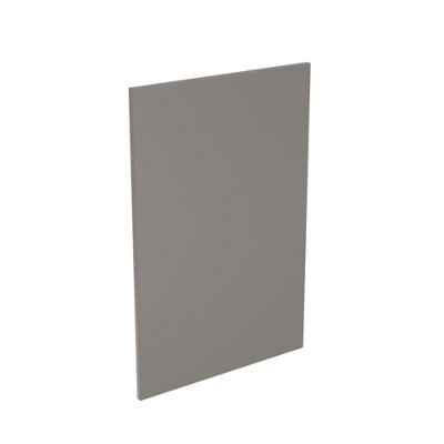 Kitchen Kit Base End Panel 600mm Slab - Ultra Matt Dust Grey