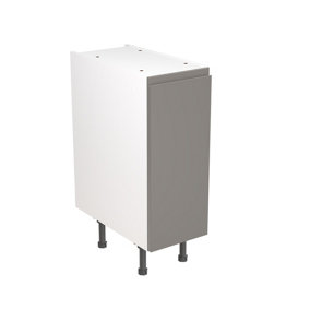 Kitchen Kit Base Unit 300mm w/ J-Pull Cabinet Door - Super Gloss Dust Grey