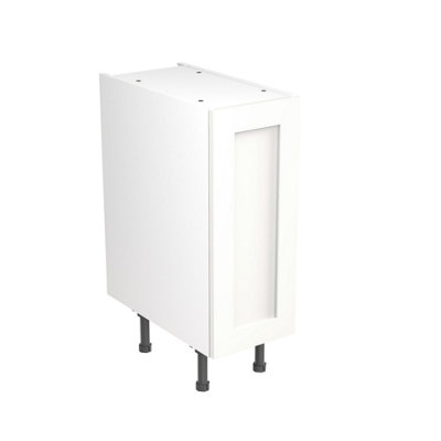 Kitchen Kit Base Unit 300mm w/ Shaker Cabinet Door - Ultra Matt White