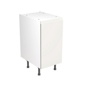 Kitchen Kit Base Unit 400mm w/ J-Pull Cabinet Door - Super Gloss White