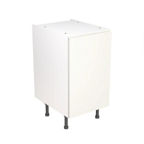 Kitchen Kit Base Unit 450mm w/ J-Pull Cabinet Door - Super Gloss White