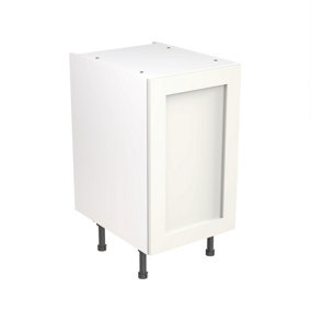 Kitchen Kit Base Unit 450mm w/ Shaker Cabinet Door - Ultra Matt White