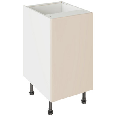 Kitchen Kit Base Unit 450mm w/ Slab Cabinet Door - Super Matt Cashmere