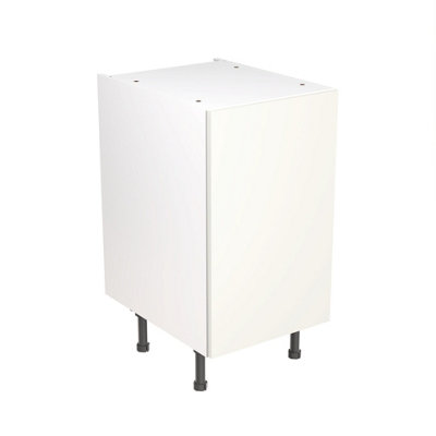 Kitchen Kit Base Unit 450mm w/ Slab Cabinet Door - Ultra Matt White