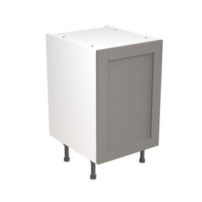 Kitchen Kit Base Unit 500mm w/ Shaker Cabinet Door - Ultra Matt Dust Grey