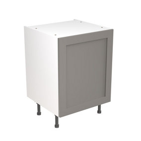 Kitchen Kit Base Unit 600mm w/ Shaker Cabinet Door - Ultra Matt Dust Grey