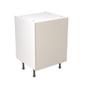 Kitchen Kit Base Unit 600mm w/ Value Slab Cabinet Door - Standard Matt Light Grey