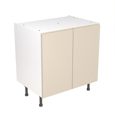 Kitchen Kit Base Unit 800mm w/ J-Pull Cabinet Door - Ultra Matt Cashmere