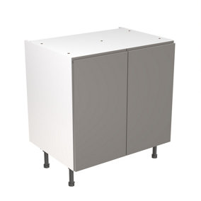 Kitchen Kit Base Unit 800mm w/ J-Pull Cabinet Door - Ultra Matt Dust Grey