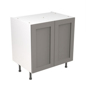 Kitchen Kit Base Unit 800mm w/ Shaker Cabinet Door - Ultra Matt Dust Grey