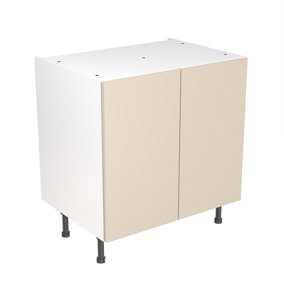 Kitchen Kit Base Unit 800mm w/ Slab Cabinet Door - Super Gloss Cashmere