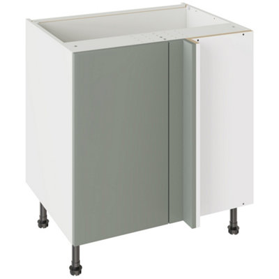 Kitchen Kit Base Unit Blind Corner 800mm w/ Slab Cabinet Door ...