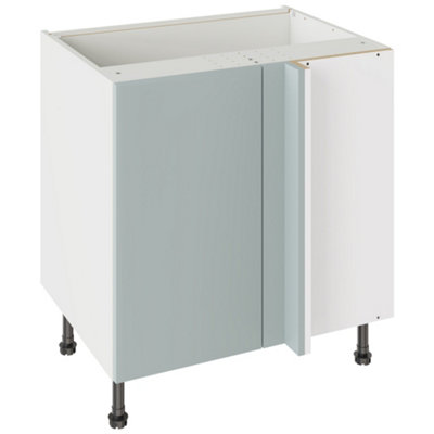 Kitchen Kit Base Unit Blind Corner 800mm w/ Slab Cabinet Door ...