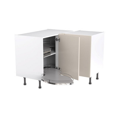 Kitchen Kit Base Unit Blind Corner with Pull Out Left 1000mm w/ Value ...