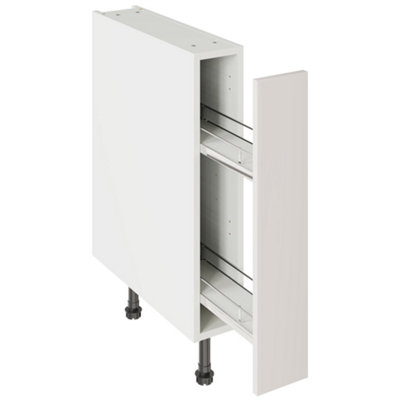 Kitchen Kit Base Unit with Pull Out Storage 150mm w/ Slab Cabinet Door ...