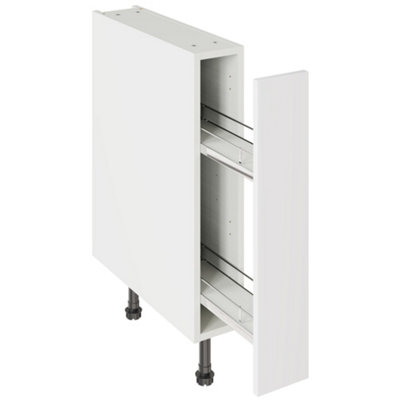 Kitchen Kit Base Unit with Pull Out Storage 150mm w/ Slab Cabinet Door ...