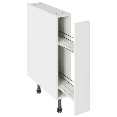 Kitchen Kit Base Unit with Pull Out Storage 150mm w/ Slab Cabinet Door ...