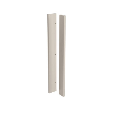 Kitchen Kit Corner Post 720mm J-Pull - Super Gloss Light Grey