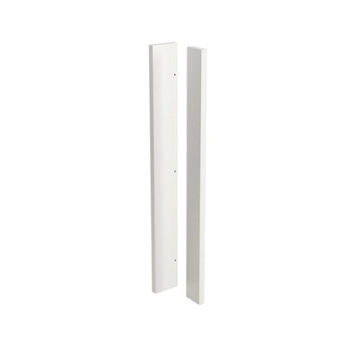 Kitchen Kit Corner Post 720mm J-Pull - Super Gloss White