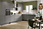 Kitchen Kit Double Oven Tall Housing Unit 600mm w/ Shaker Cabinet Door - Ultra Matt Dust Grey