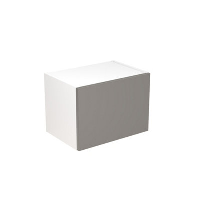 Kitchen Kit Dust Grey Matt Slab Door Wall Mounted Short Bridging Unit Cabinet Soft Close Flatpack - 500x288mm