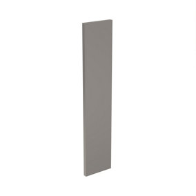 Kitchen Kit Filler Panel 146mm Slab - Super Gloss Dust Grey
