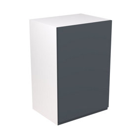 Kitchen Kit Indigo Blue Matt J-Pull Door Boiler Housing Wall Unit Cabinet Handleless Soft Close Flatpack - 600x900mm