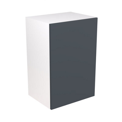 Kitchen Kit Indigo Blue Matt Slab Door Boiler Housing Wall Unit Cabinet Soft Close Flatpack - 600x900mm