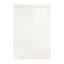 Kitchen Kit J-Pull Sample Kitchen Unit Cabinet Door 396mm - Super Gloss White