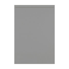 Kitchen Kit J-Pull Sample Kitchen Unit Cabinet Door 396mm - Ultra Matt Dust Grey