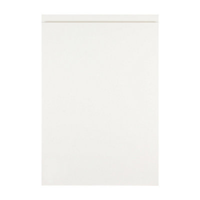 Kitchen Kit J-Pull Sample Kitchen Unit Cabinet Door 396mm - Ultra Matt White