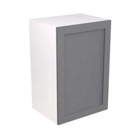 Kitchen Kit Light Grey Matt Shaker Door Boiler Housing Wall Unit Cabinet Soft Close Flatpack - 600x900mm
