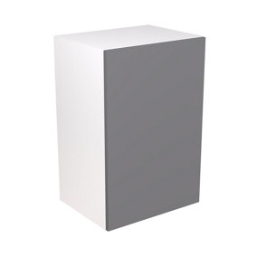 Kitchen Kit Light Grey Matt Value Slab Door Boiler Housing Wall Unit Cabinet Handleless Soft Close Flatpack - 600x900mm