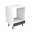 Kitchen Kit Oven Housing Base Unit 600mm w/ J-Pull Cabinet Door - Ultra Matt Graphite