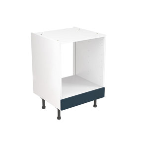 Kitchen Kit Oven Housing Base Unit 600mm w/ Shaker Cabinet Door - Ultra Matt Indigo Blue