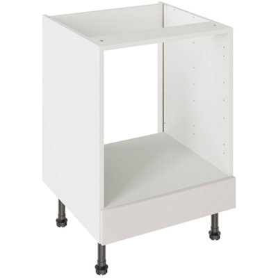 Kitchen Kit Oven Housing Base Unit 600mm w/ Slab Cabinet Door - Super ...