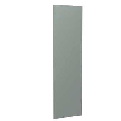 Kitchen Kit Sage Green Matt Shaker Door Panel Larder End Flatpack Unit - 2400x600mm