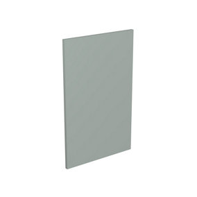 Kitchen Kit Sage Green Matt Slab Door Panel Base End Flatpack Unit - 600x900mm