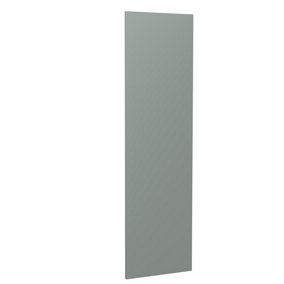 Kitchen Kit Sage Green Matt Slab Door Panel Larder End Flatpack Unit - 2400x600mm