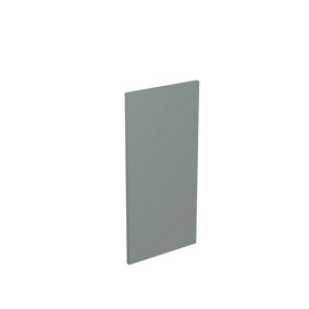 Kitchen Kit Sage Green Matt Slab Door Panel Wall End Flatpack Unit - 800x350mm