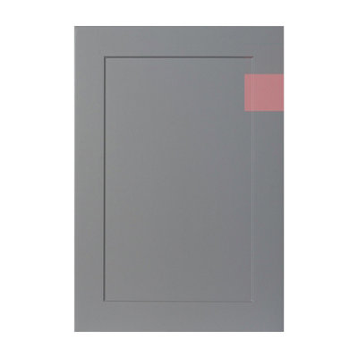 Kitchen Kit Shaker Sample Kitchen Unit Cabinet Door 396mm - Ultra Matt Dust Grey