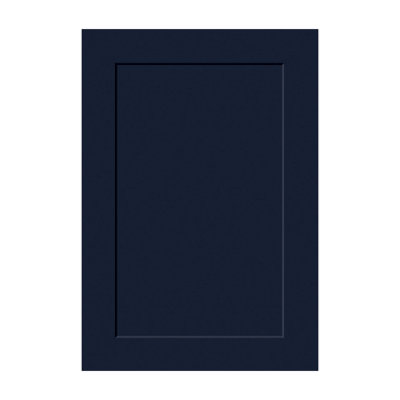 Kitchen Kit Shaker Sample Kitchen Unit Cabinet Door 396mm - Ultra Matt Indigo Blue
