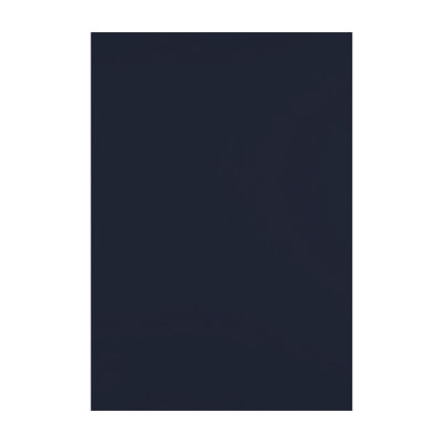Kitchen Kit Slab Sample Kitchen Unit Cabinet Door 396mm - Ultra Matt Indigo Blue