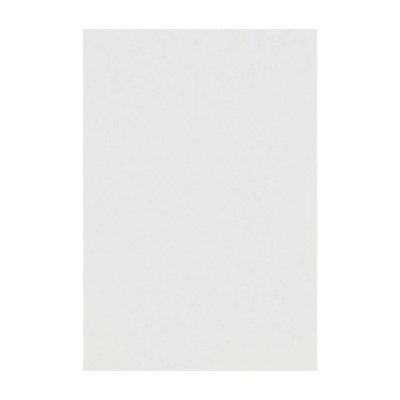 Kitchen Kit Slab Sample Kitchen Unit Cabinet Door 396mm - Ultra Matt White