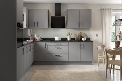 Kitchen Kit Slimline Appliance Door 446mm Slab - Ultra Matt Dust Grey