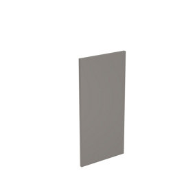Kitchen Kit Wall End Panel 800mm J-Pull - Super Gloss Dust Grey