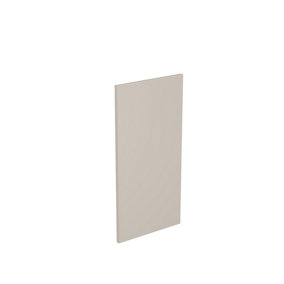 Kitchen Kit Wall End Panel 800mm J-Pull - Super Gloss Light Grey