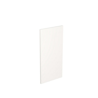 Kitchen Kit Wall End Panel 800mm Value Slab - Standard Matt White